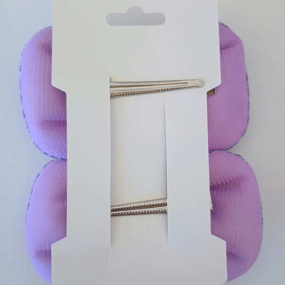 Adorable Lavander Crochet Hair Bow (Set Of 2)🎀✨